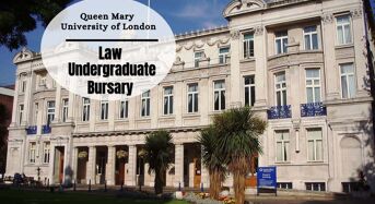 Law Undergraduate Bursary for International Students at Queen Mary University of London