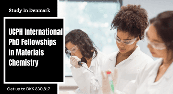 UCPH International PhD Fellowships in Materials Chemistry, Denmark