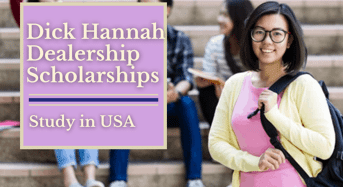 Dick Hannah Dealership Scholarships in USA