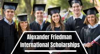 Alexander Friedman International Scholarships at Yeshiva University, USA
