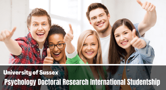 University of Sussex Psychology Doctoral Research International Studentship in UK