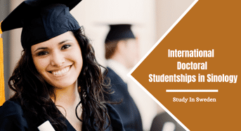 International Doctoral Studentships in Sinology at University of Gothenburg, Sweden