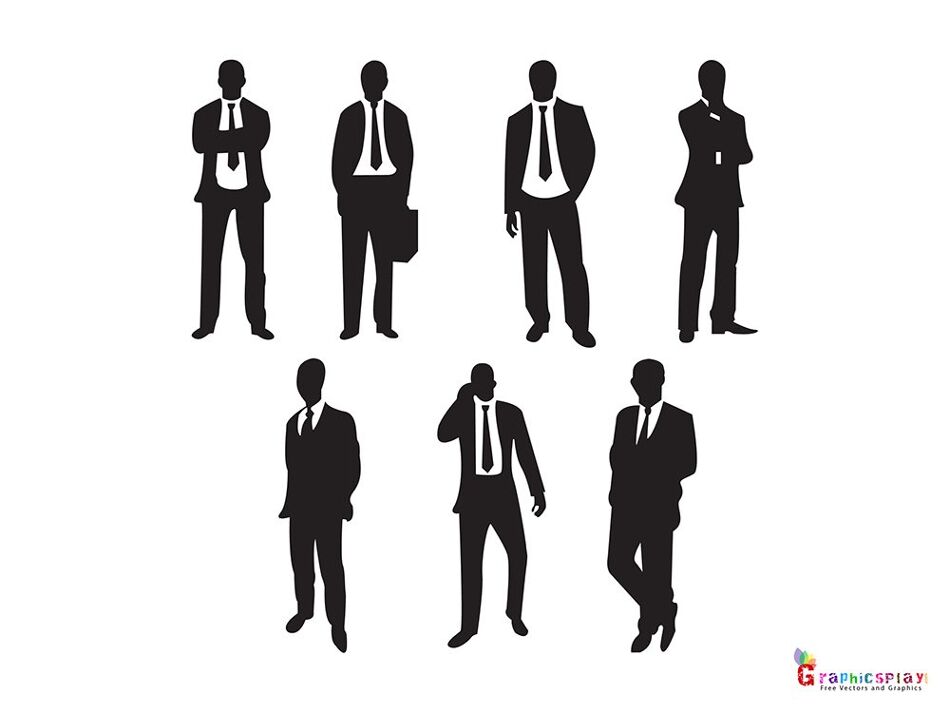 Black Businessman PNG and Vector - GraphicsPlay