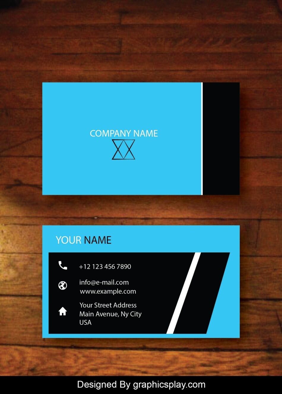 Business Card Design Vector Template - ID 1728 1