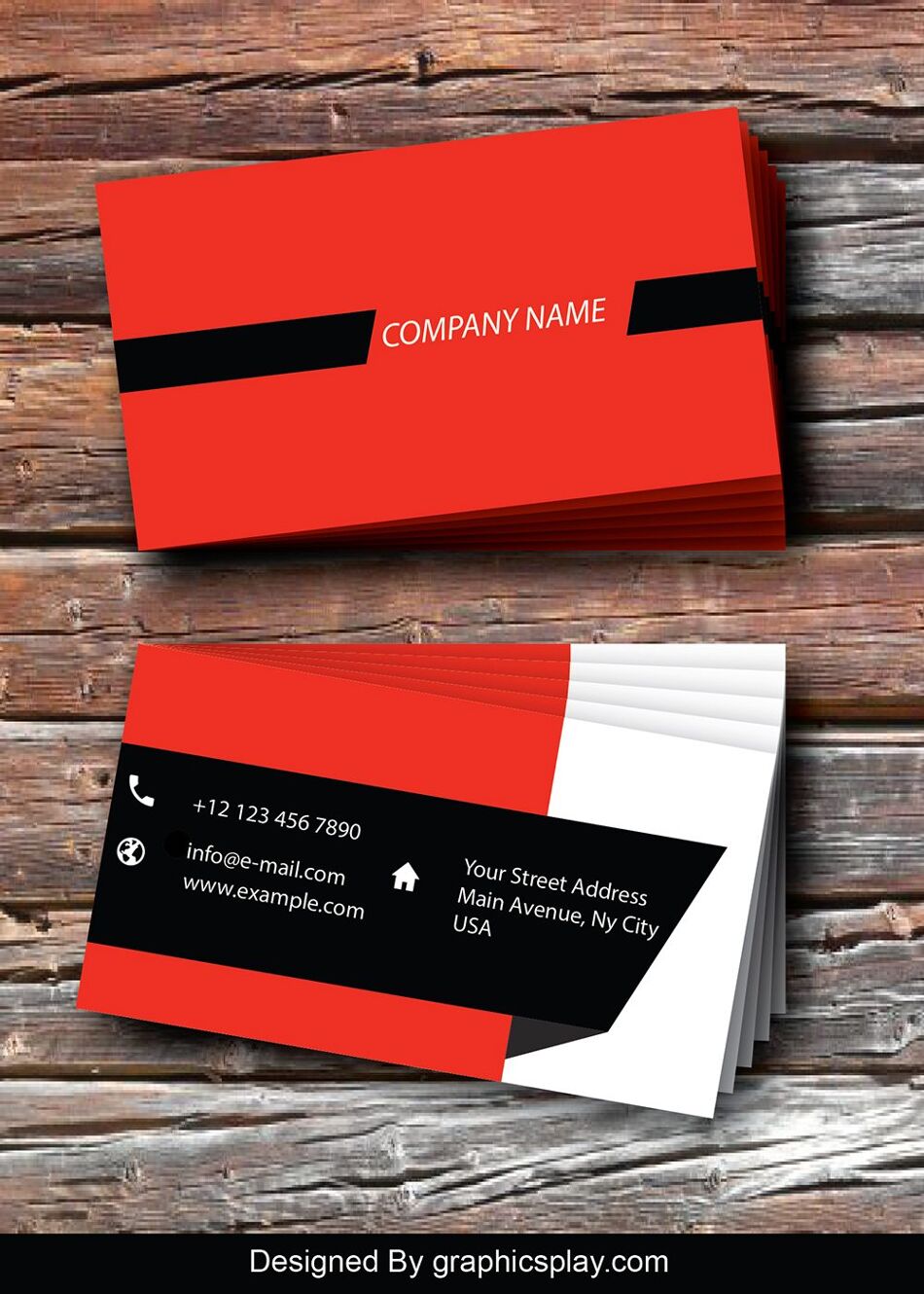 Business Card Design Vector Template - ID 1733 1