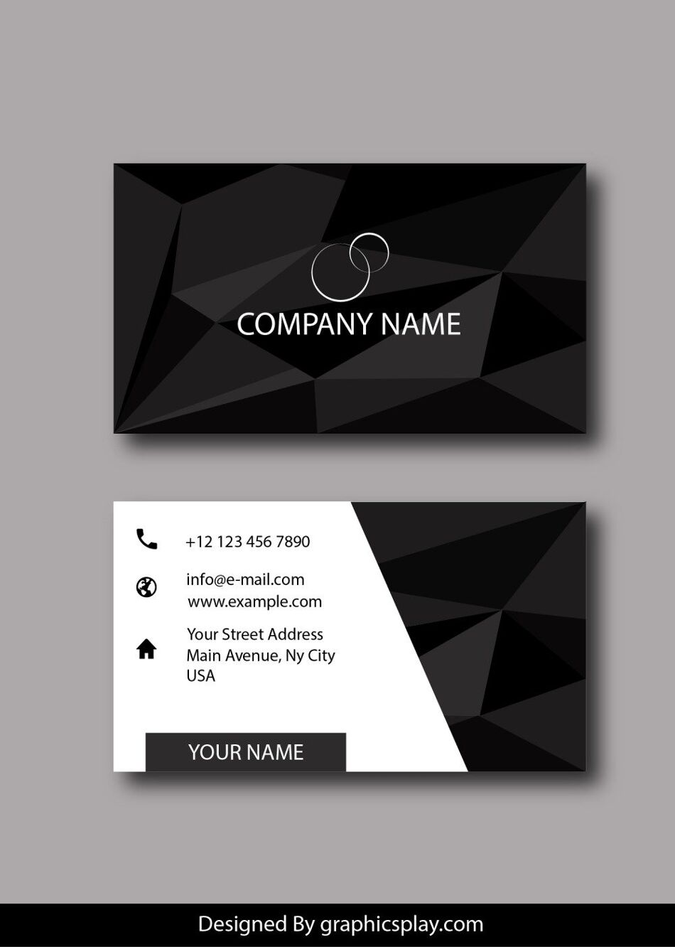 Business Card Design Vector Template - ID 1785 1