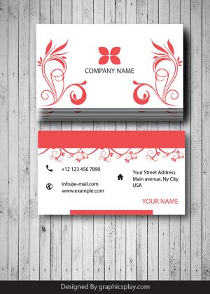 Business Card Design Vector Template - ID 1699 17