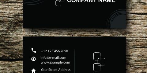 Business Card Design Vector Template - ID 1706 2