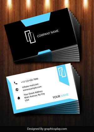 Business Card Design Vector Template - ID 1725 12