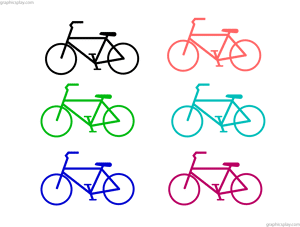 Simple Bicycle PNG and Vector 3